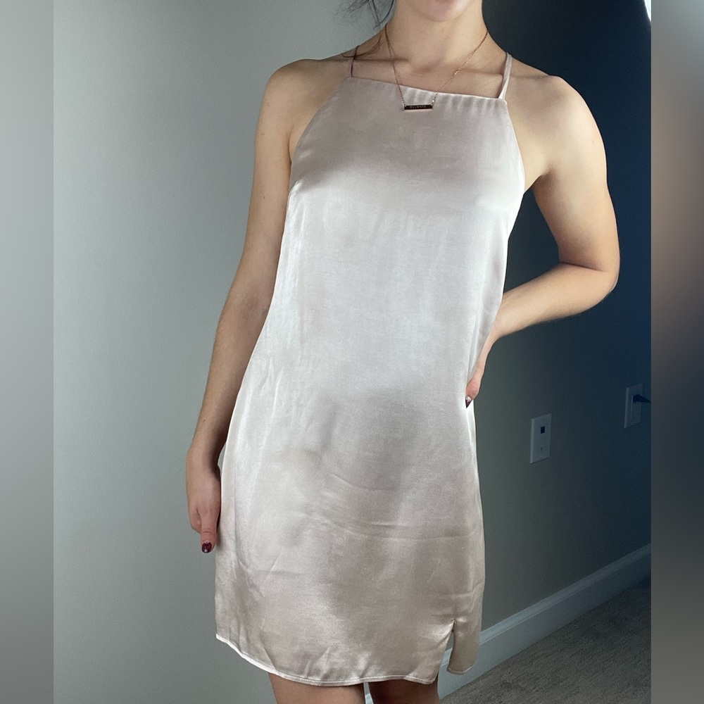 Small - Le Lis - Light Pink/Cream Dress